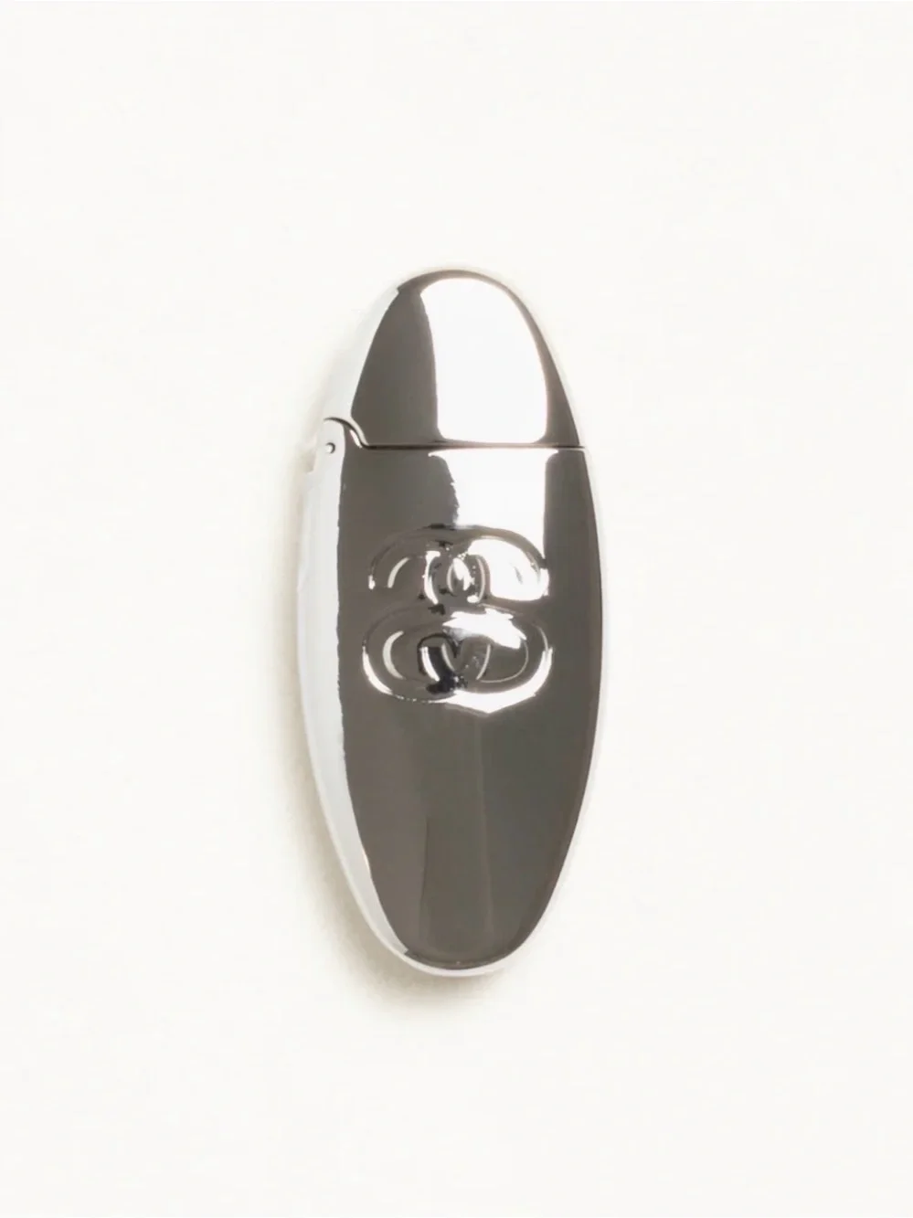 Stussy Chrome Logo Capsule Pendant - Silver
